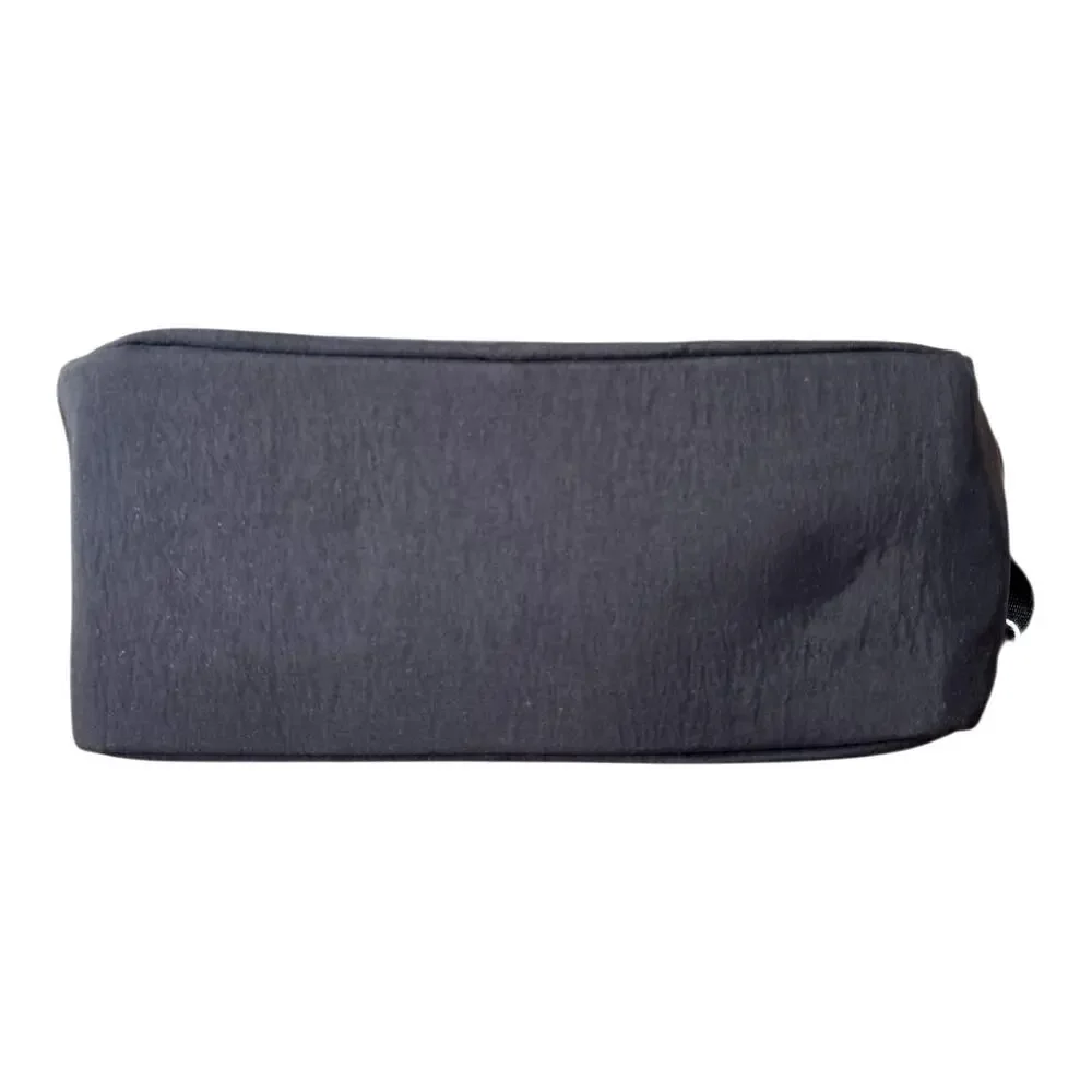 True Religion Toiletry Makeup Bag Unisex Black Rain Horseshoe Logo Dopp Kit